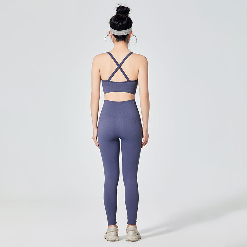 Leggings deportivos coloridos de tipo simple para mujer 