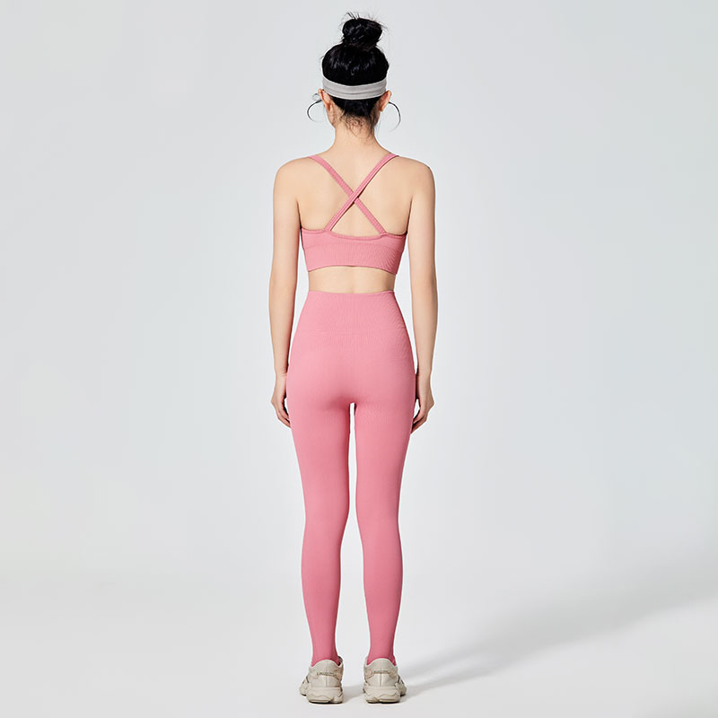 Leggings deportivos coloridos de tipo simple para mujer 