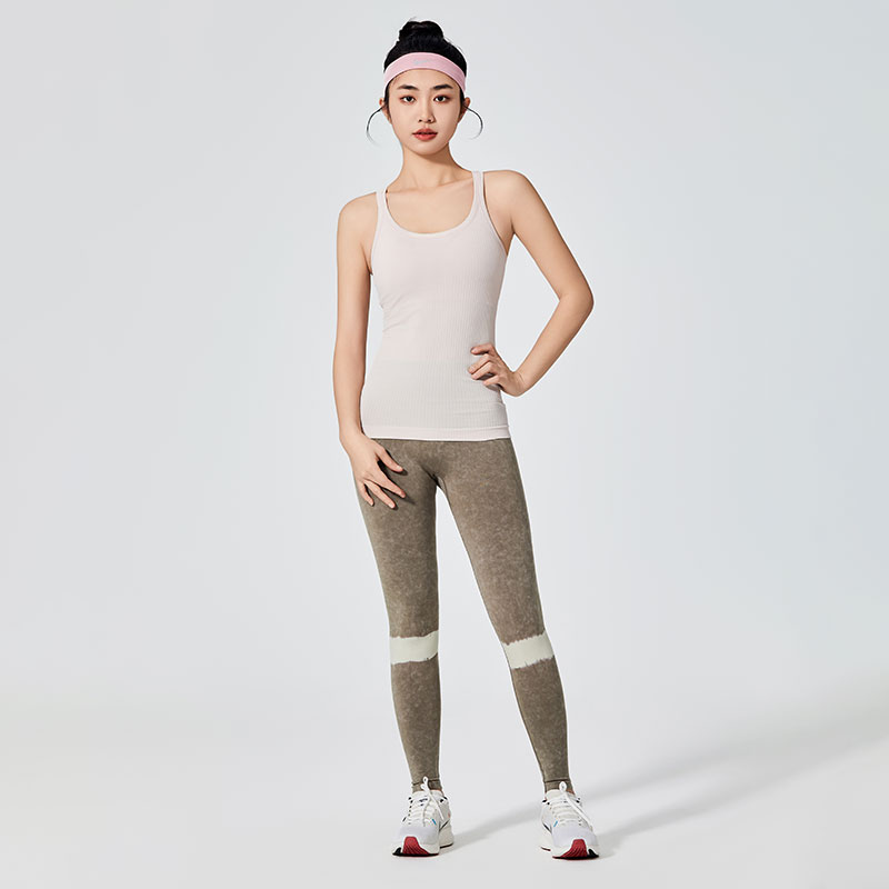 Leggings deportivos teñidos característicos para mujer